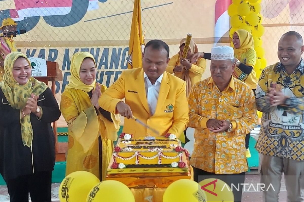 HUT ke 58, Mahyaruddin sebut Golkar menang rakyat sejahtera