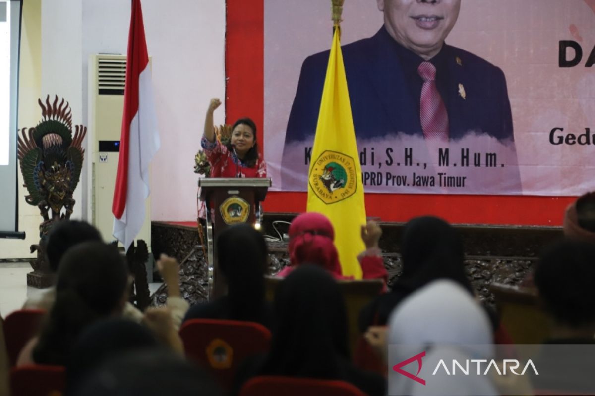 Anggota DPRD Jatim ajak mahasiswa Untag buat konten positif di medsos