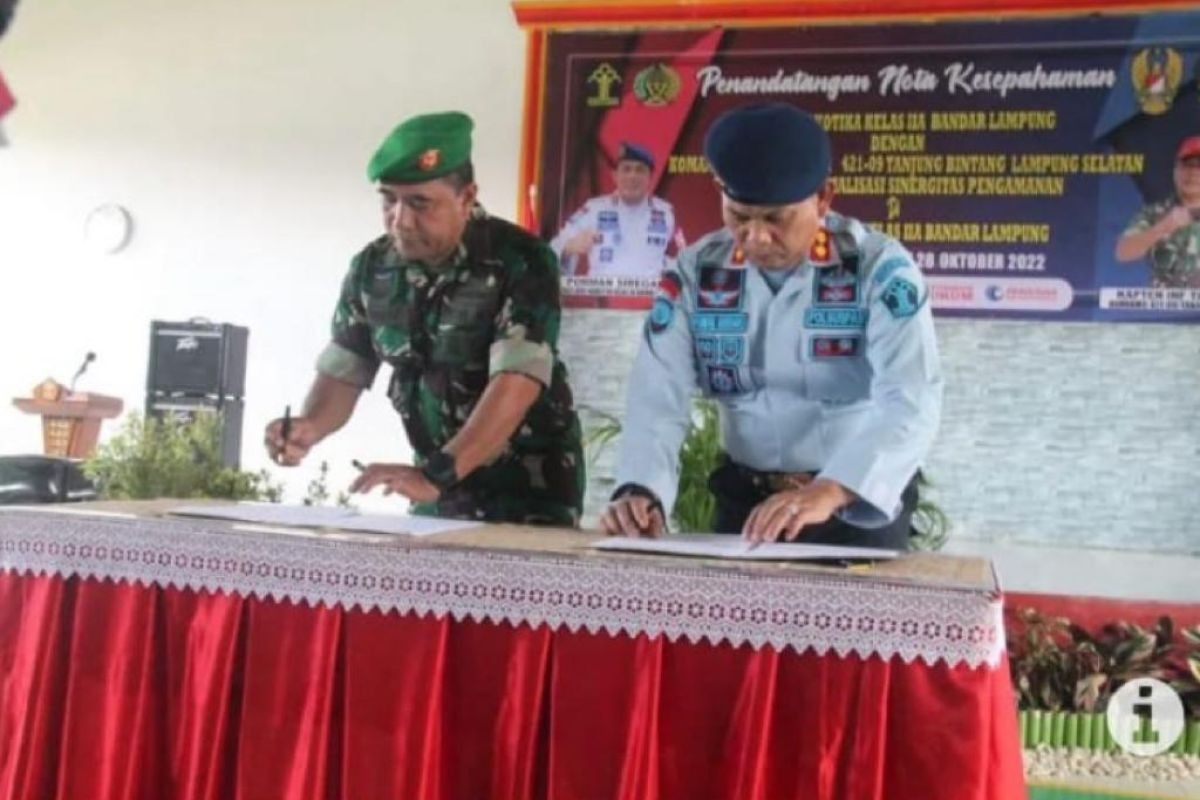 Lapas Narkotika Bandarlampung menggandeng TNI deteksi dini keamanan