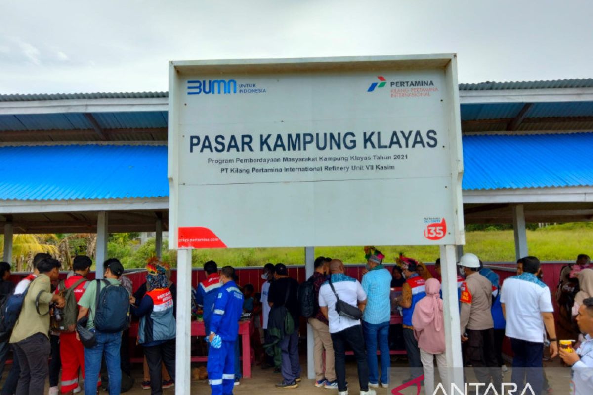 Pertamina RU VII Kasim bangun pasar bagi warga Papua di Sorong