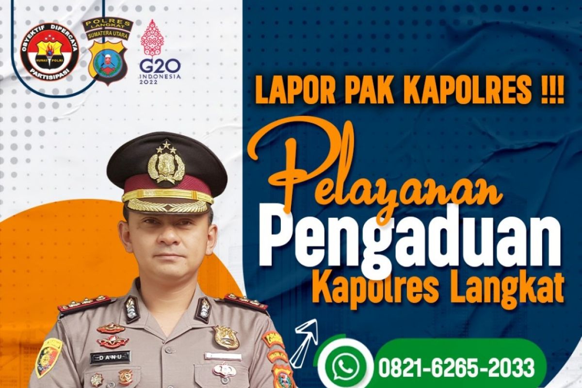 Kapolres Langkat buka layanan 