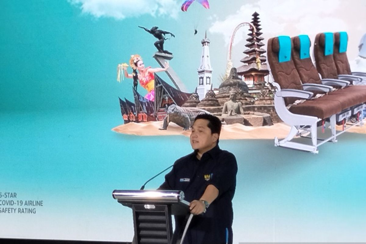 Erick Thohir berharap kawasan wisata baru Bakauheni Harbour City selesai tahun depan