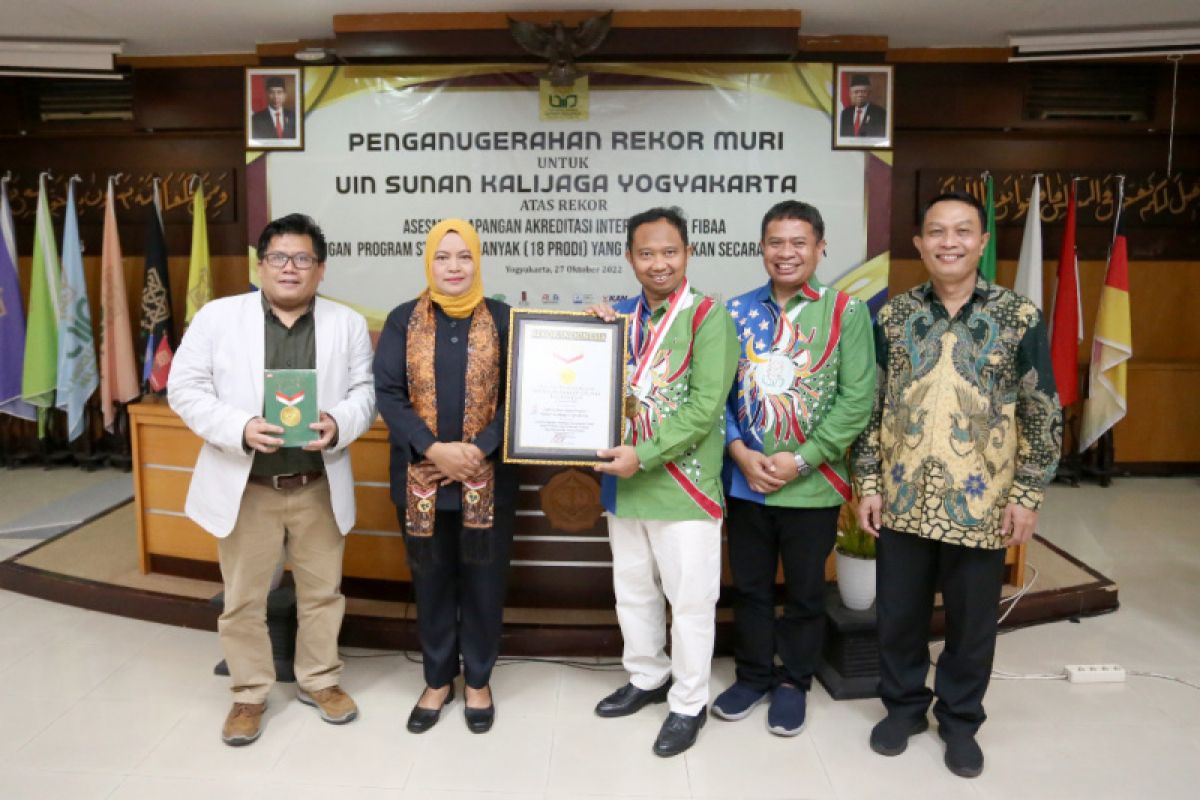 UIN Yogyakarta rekor MURI akreditasi internasional prodi terbanyak