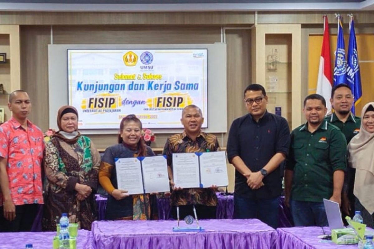 FISIP UMSU-UNPAD sepakat  jalin kerja sama bidang akademik