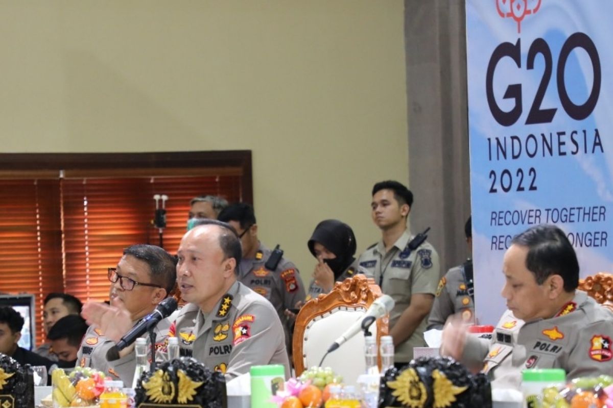Wakapolri pimpin tactical floor game, strategi pengamanan KTT G20 di Bali