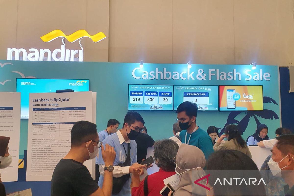 Mandiri hadirkan solusi pembayaran digital dan menarik di GATF 2022