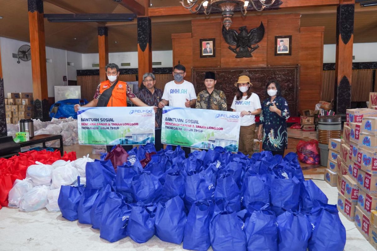 TPS dan TTL kolaborasi bantu korban banjir dan longsor di Trenggalek