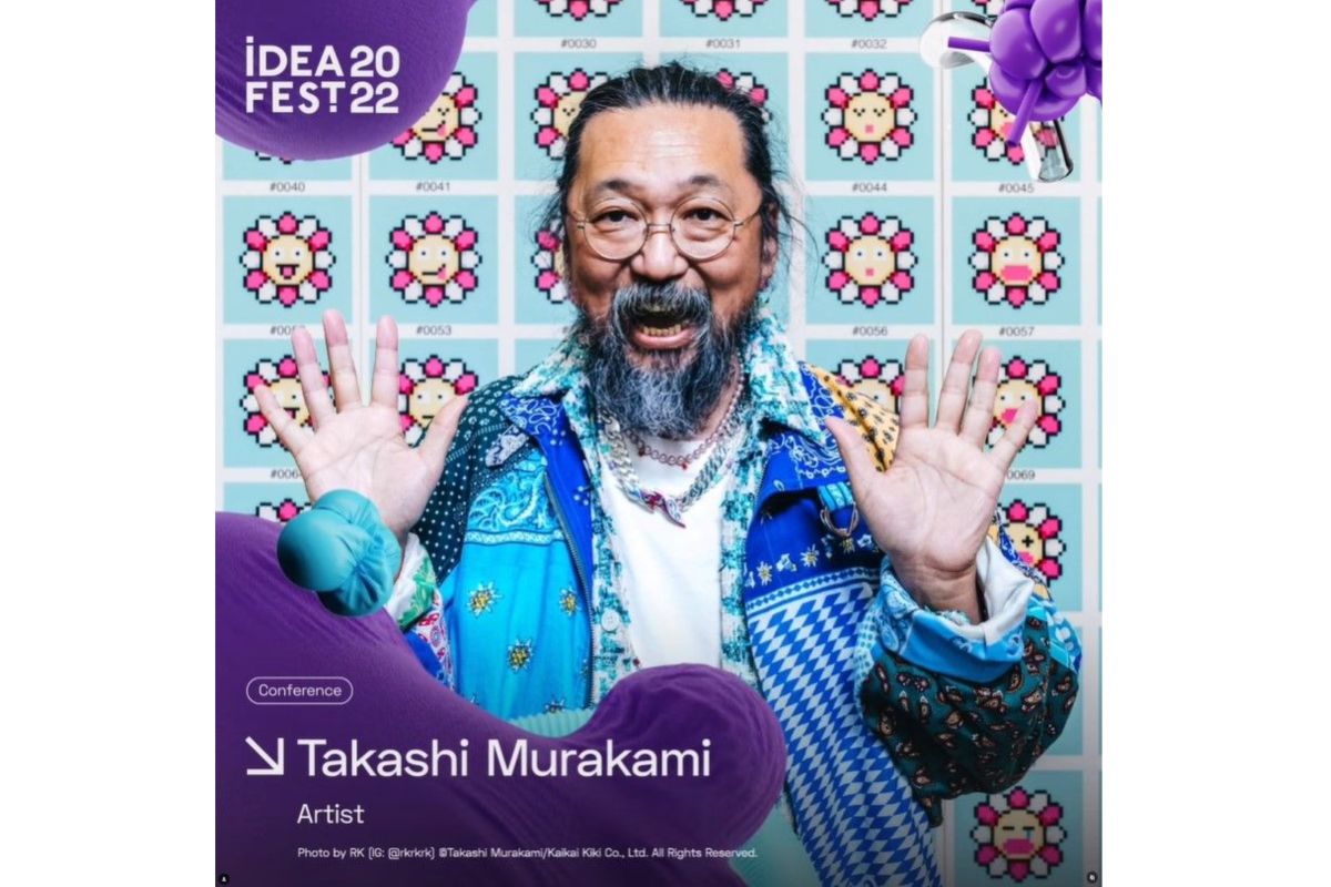 Takashi Murakami hadir di IdeaFest 2022