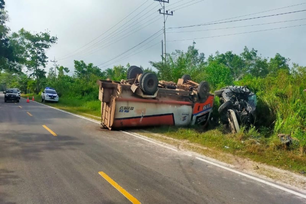 Kasi Pidum Kejari Katingan kecelakaan di Palangka Raya