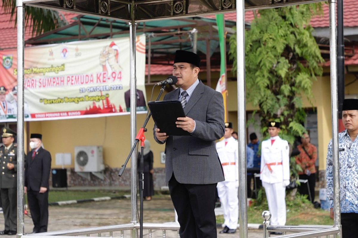 Bupati Bungo ajak generasi muda selalu hadirkan semangat pemuda pejuang