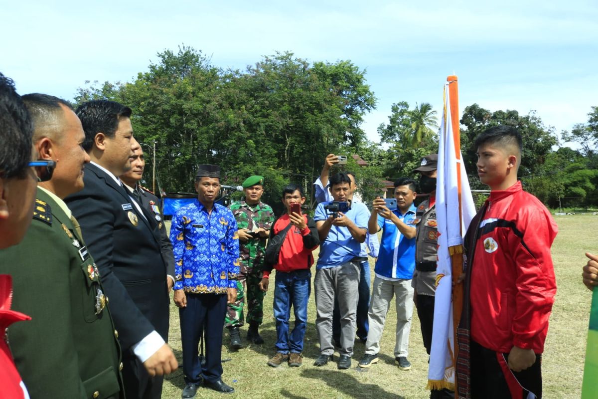 Bupati lepas kontingen Samosir ke Porprovsu XI Tahun 2022