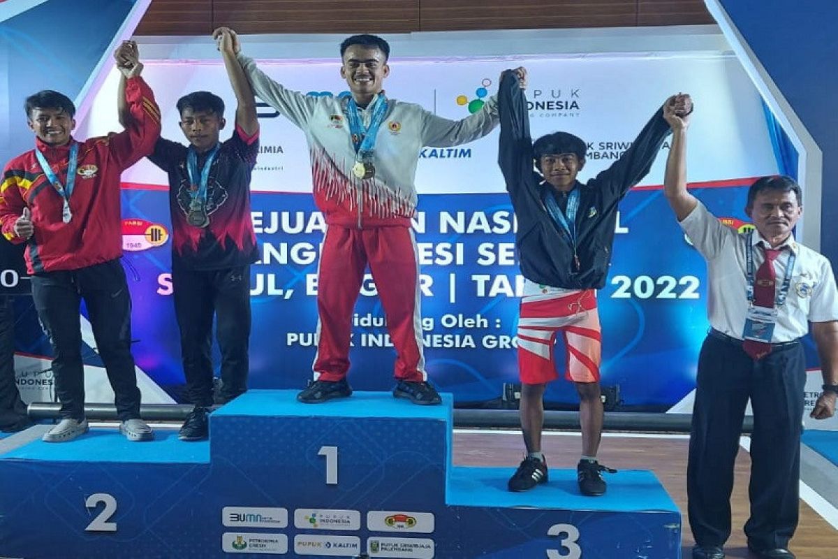 Angkat Besi Aceh Juara Umum III Kejurnas, 6 emas, 3 perungu