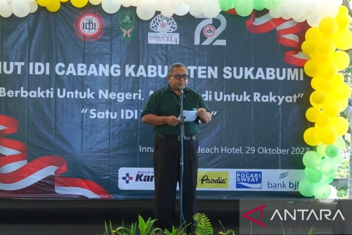 Bupati Sukabumi minta IDI berkomitmen bantu tingkatkan derajat kesehatan masyarakat