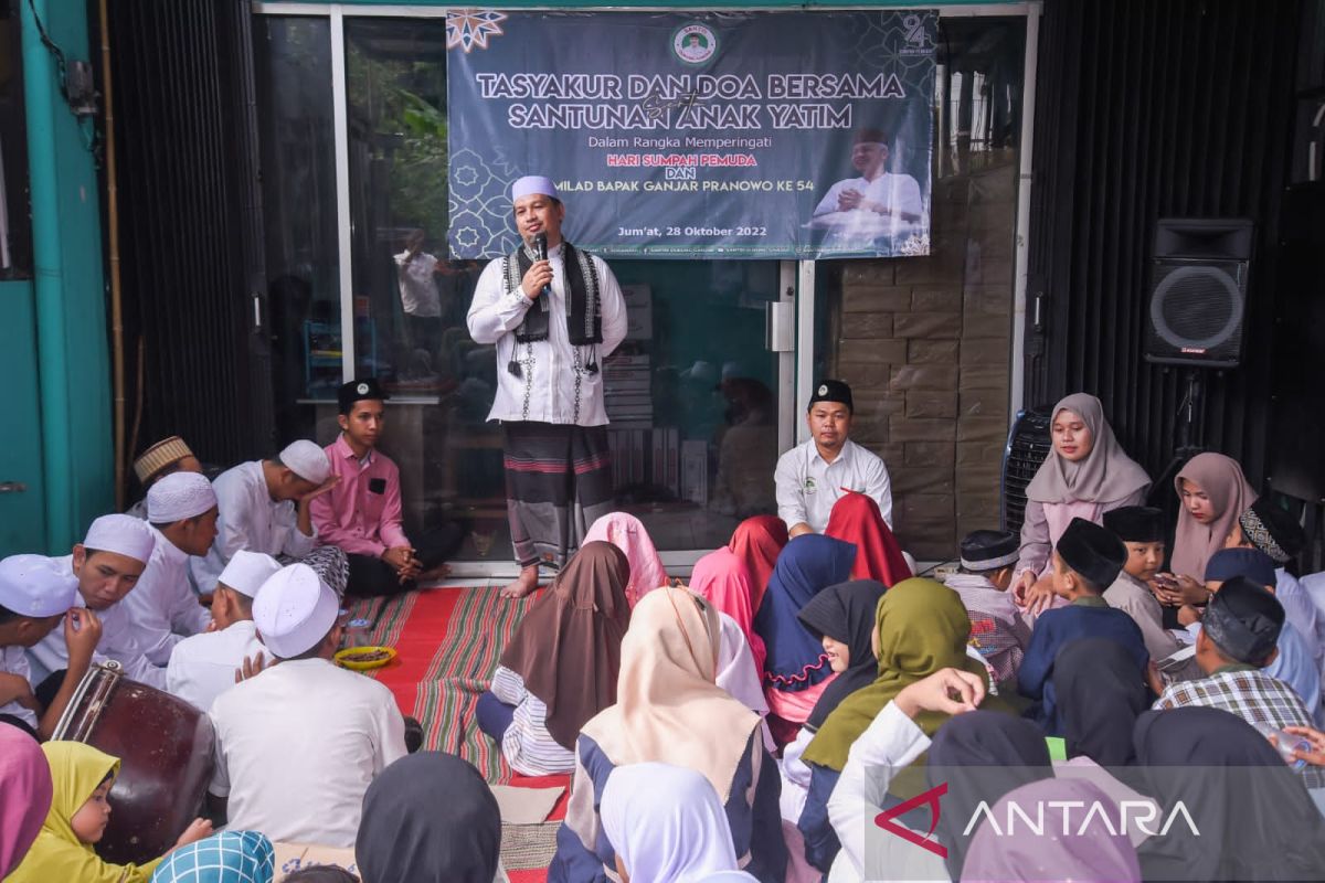 Relawan Santri Dukung Ganjar gelar tasyakuran peringati Sumpah Pemuda