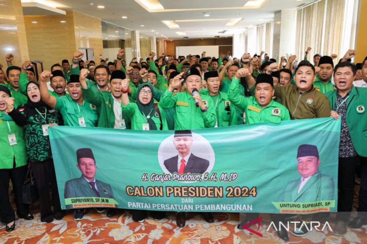 DPW PPP Lampung dukung Ganjar Pranowo jadi capres di Pilpres 2024