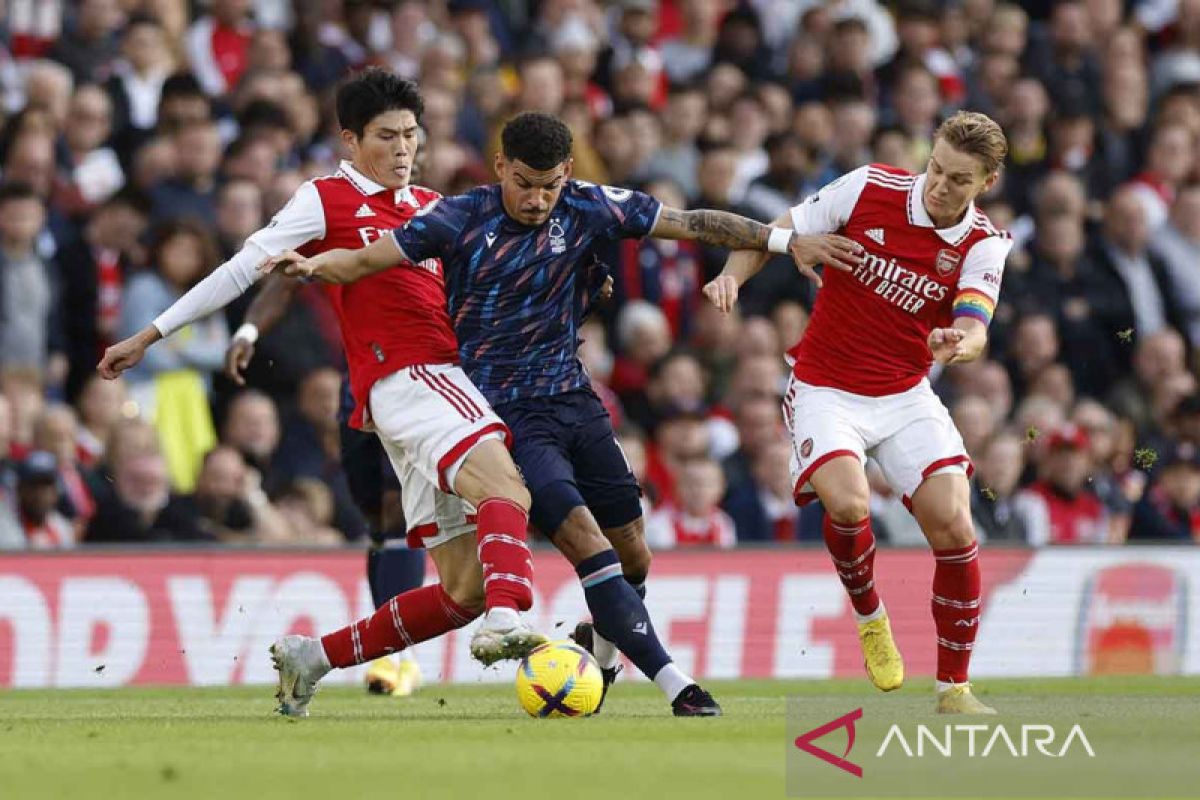 Arsenal menang tipis 2-1 atas Nottingham di matchday 1 Liga Inggris