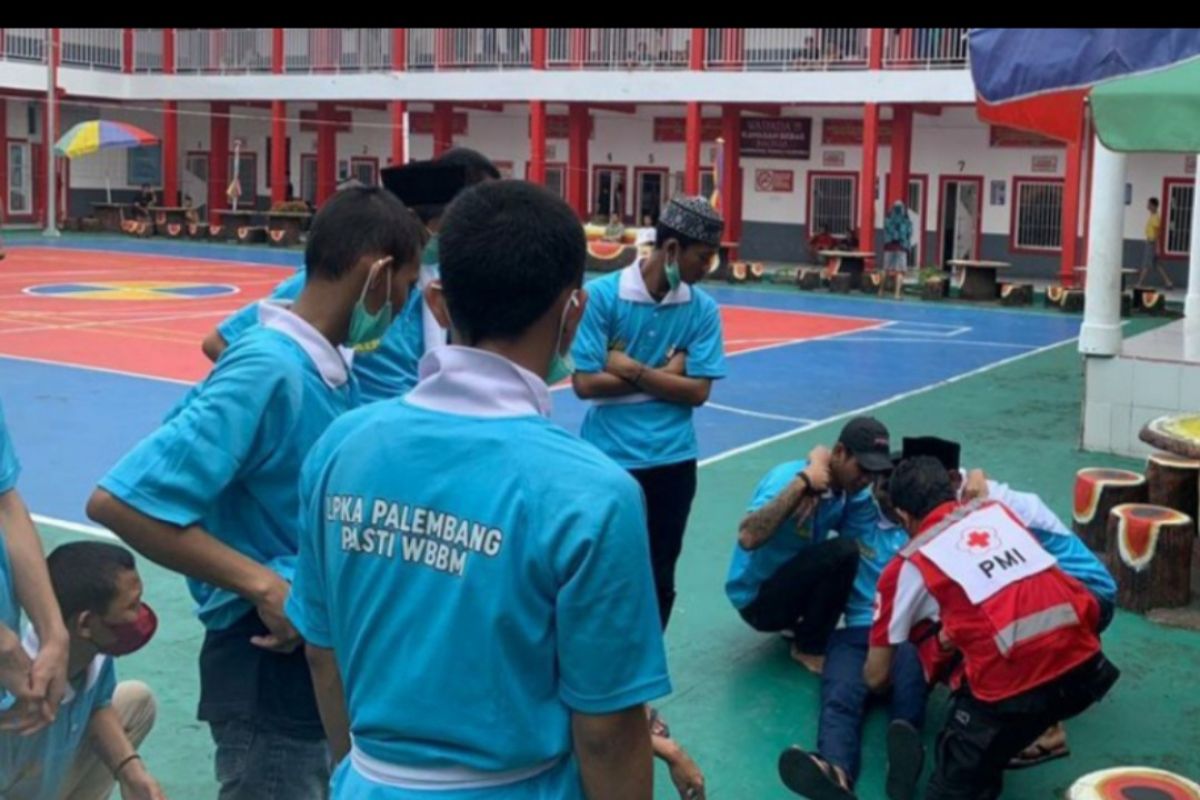 Andikpas LPKA Palembang berlatih pertolongan pertama penyelamatan medis