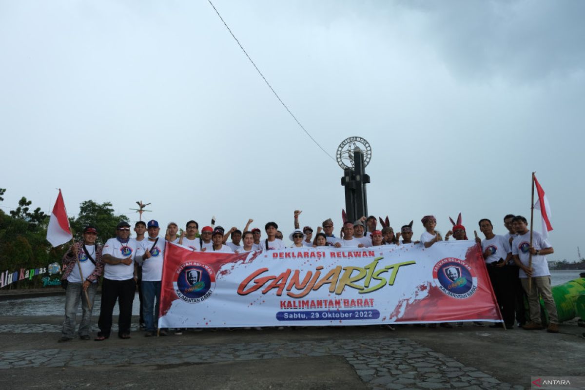 Relawan Ganjaris Kalbar dukung Ganjar Pranowo lanjutkan keberhasilan Jokowi