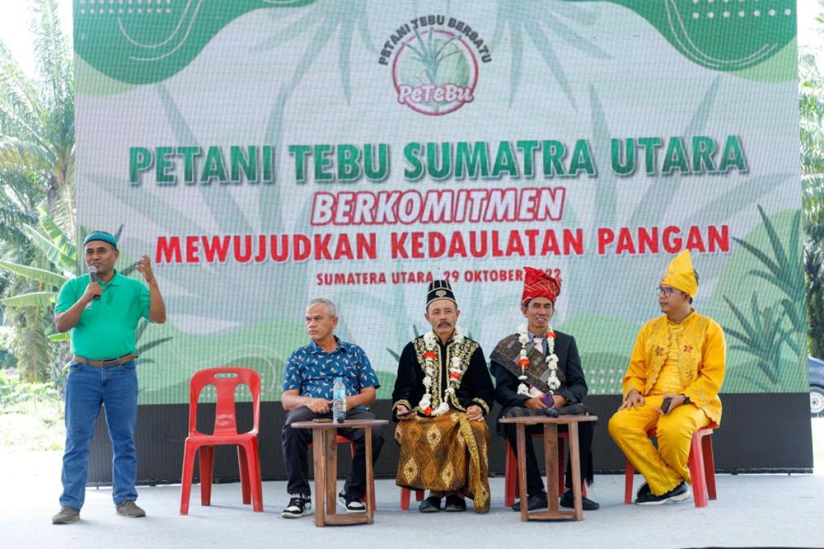 Ingin wujudkan swasembada gula, petani tebu Sumut deklarasikan dukung Ganjar