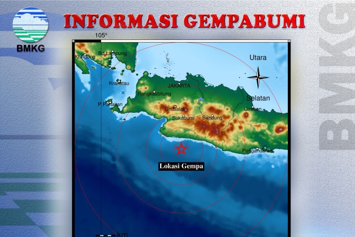 Gempa magnitudo 4,7 kejutkan warga Sukabumi