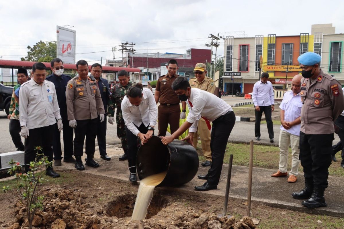 Polres Sanggau musnahkan BB 7,1 kilogram narkoba jenis sabu