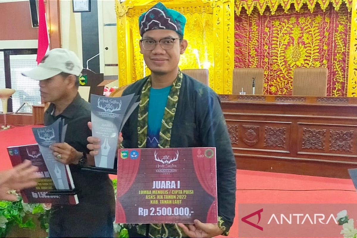 HST juara satu cipta puisi di aruh sastra Kalsel