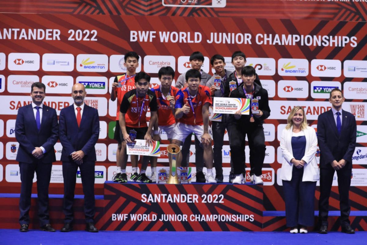 China dominasi Kejuaraan Dunia Junior 2022 dengan raih tiga gelar