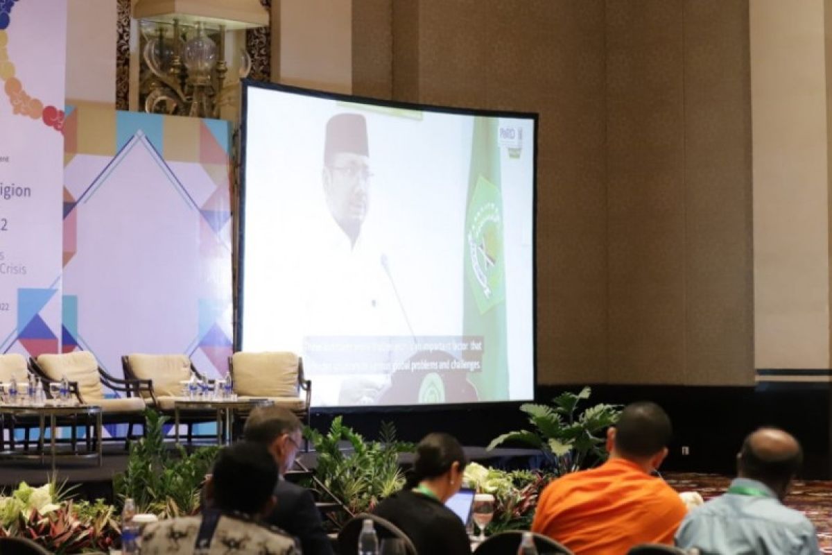 Menag: Agama tawarkan inspirasi spiritual solusi persoalan global