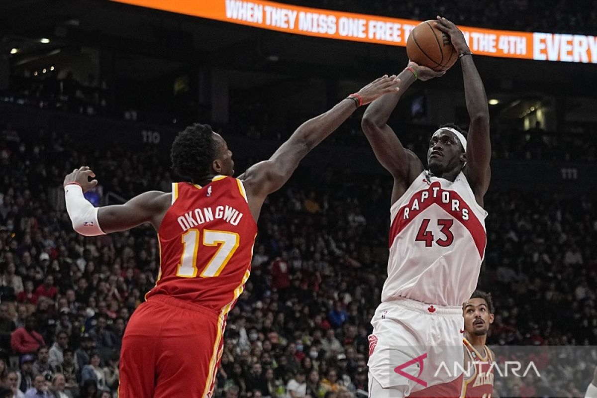 Pascal Siakam pimpin Raptors terkam Hawks 139-109