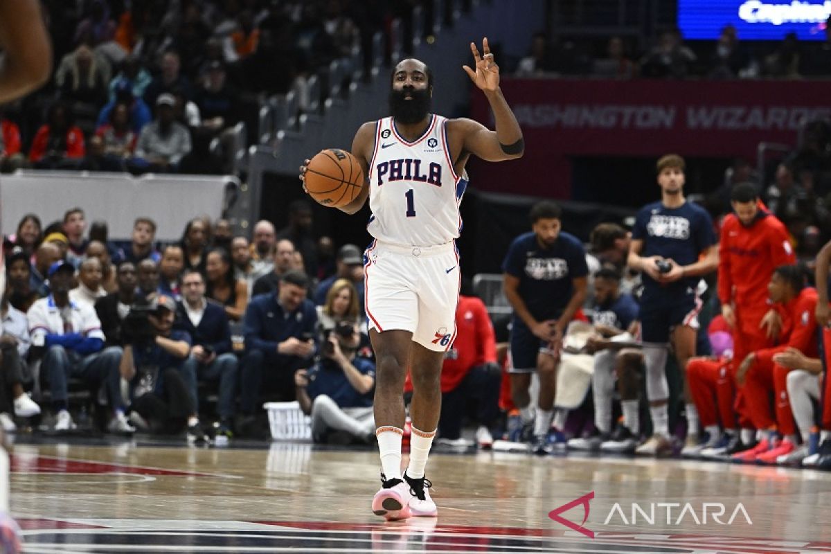 NBA: Sixers perburuk tren Wizards dengan 118-111