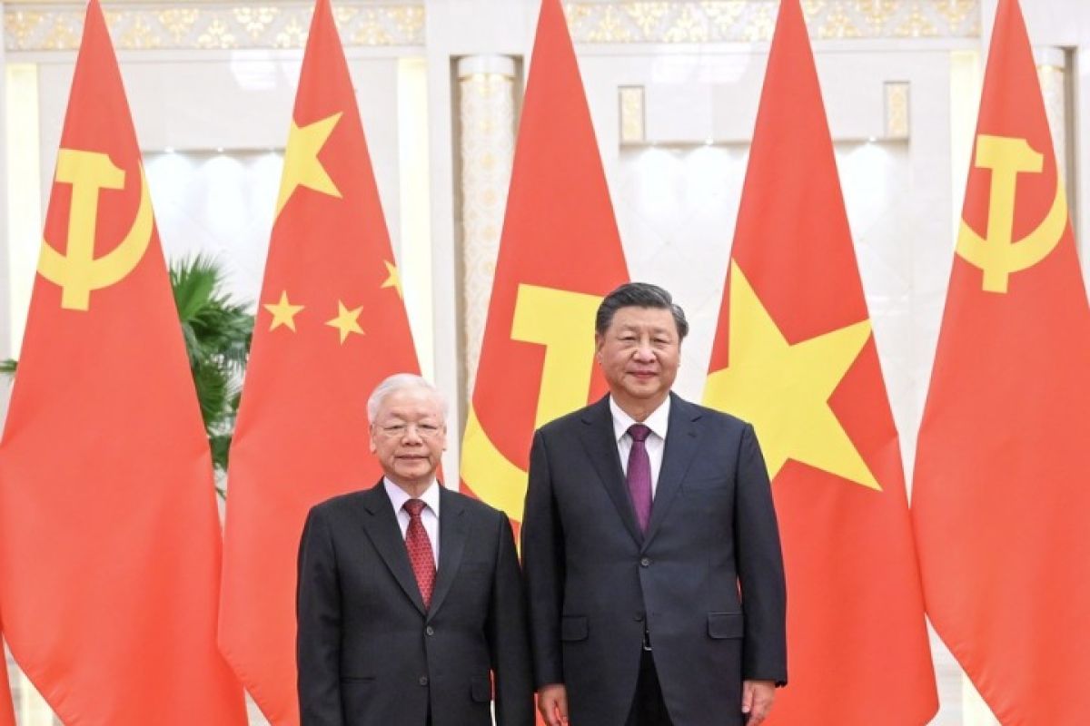 Presiden China gelar pertemuan dengan ketua Partai Komunis Vietnam