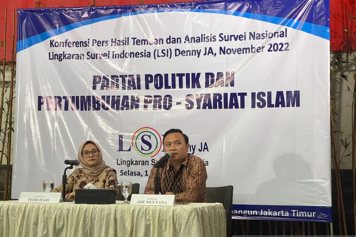 LSI Denny JA: Elektabilitas PDIP tertinggi disusul Golkar dan Gerindra