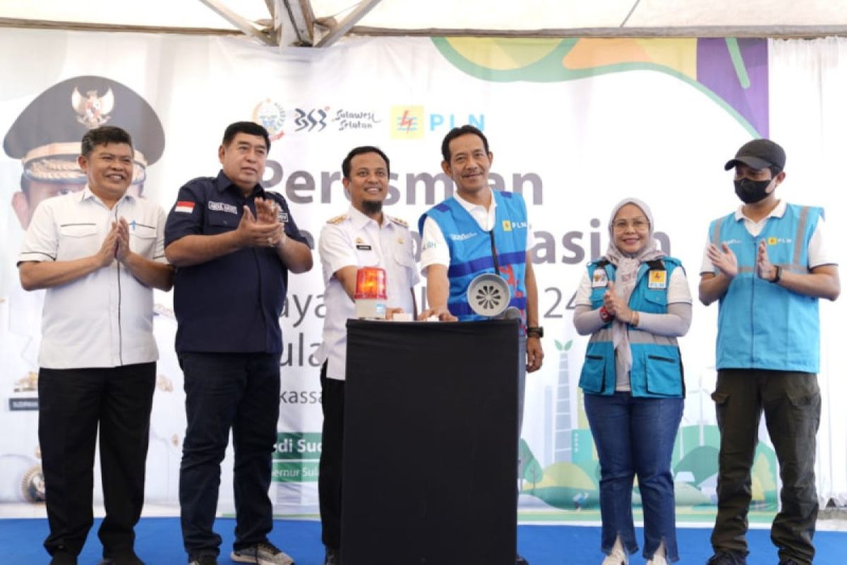 Gubernur Sulsel : Masyarakat Pulau Lae-Lae Makassar nikmati listrik 24 jam