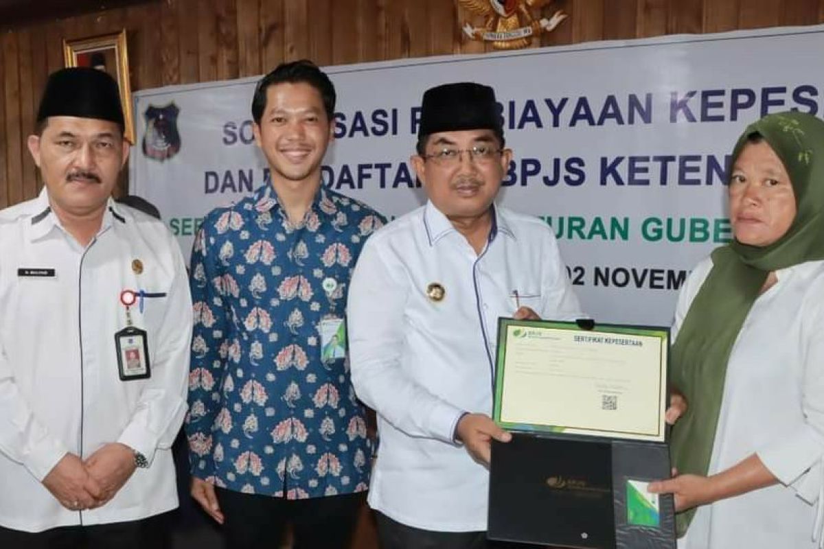 BPJS Ketenagakerjaan sosialisasi pembiayaan kepesertaan dan pendaftaran di Tanjungjabung Barat