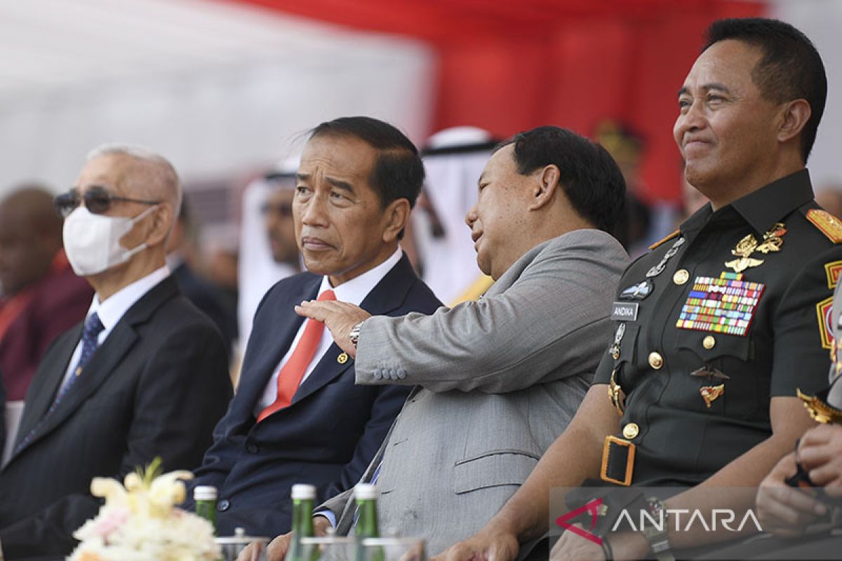 Jokowi saksikan demonstrasi prajurit TNI di Indo Defence 2022