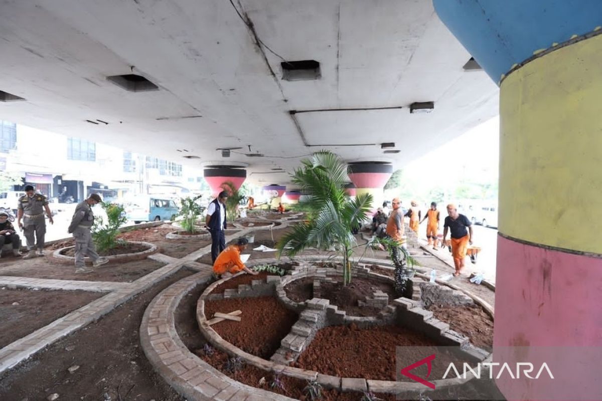Pemkot Jaktim ubah kolong jembatan layang Kampung Melayu jadi taman