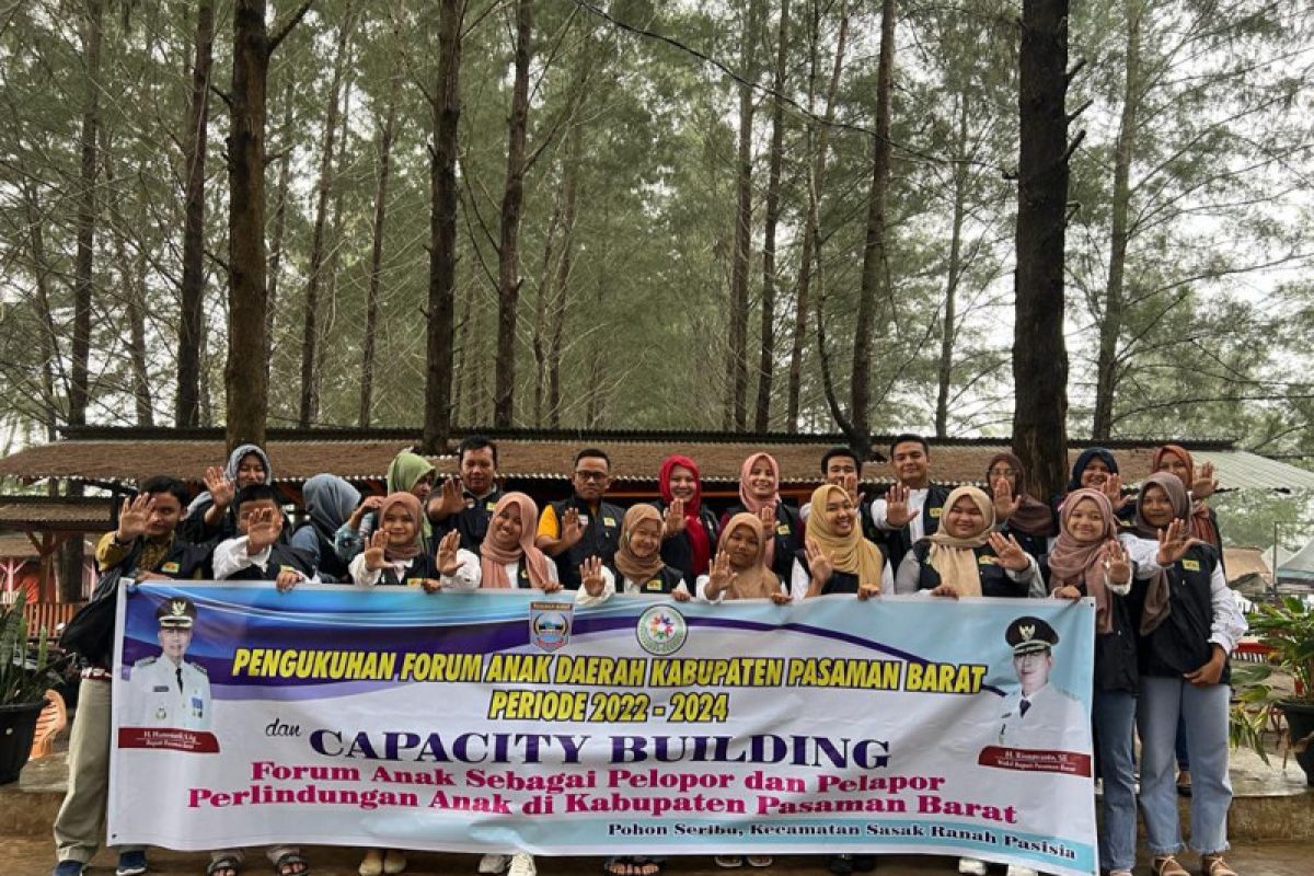 Pasaman Barat kukuhkan dan tingkatkan kapasitas Forum Anak Kabupaten  2022-2024