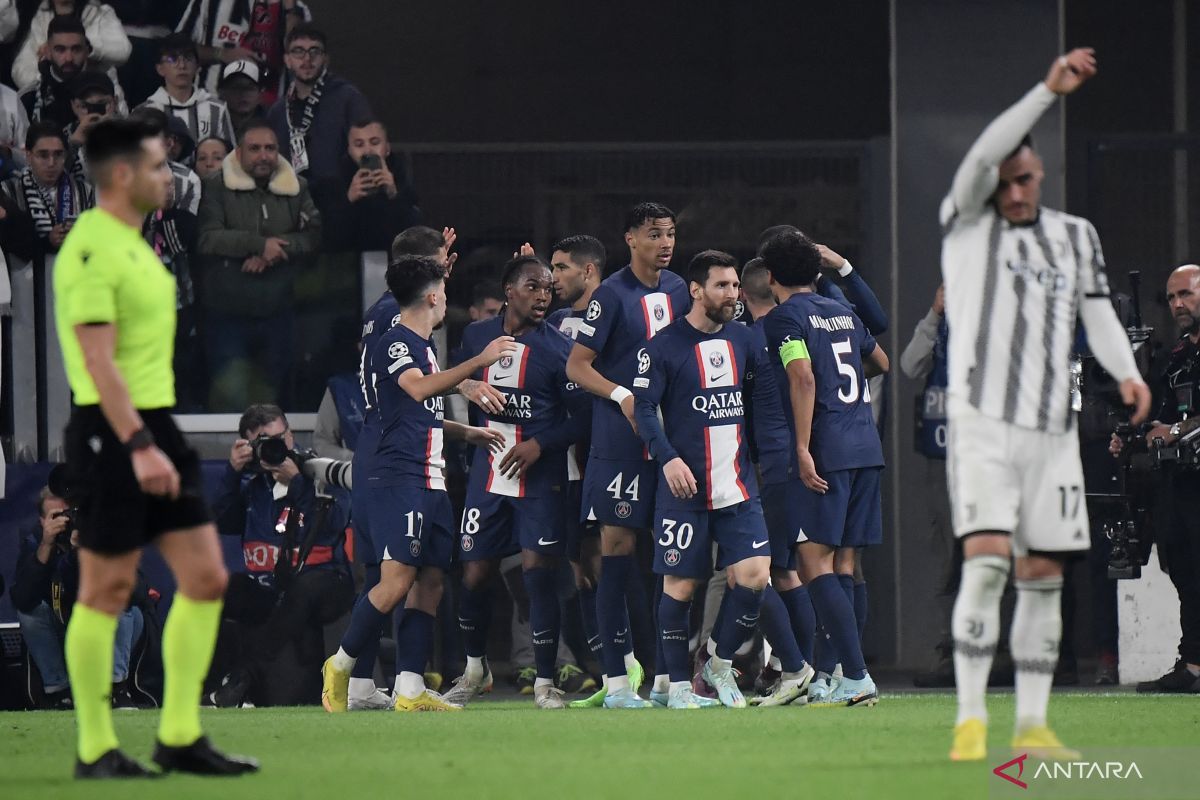Liga Champions: PSG runner-up Grup H usai kalahkan Juventus 2-1