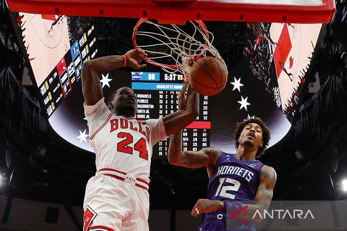 Bulls tundukkan Hornets 106-88 disokong performa pemain cadangan
