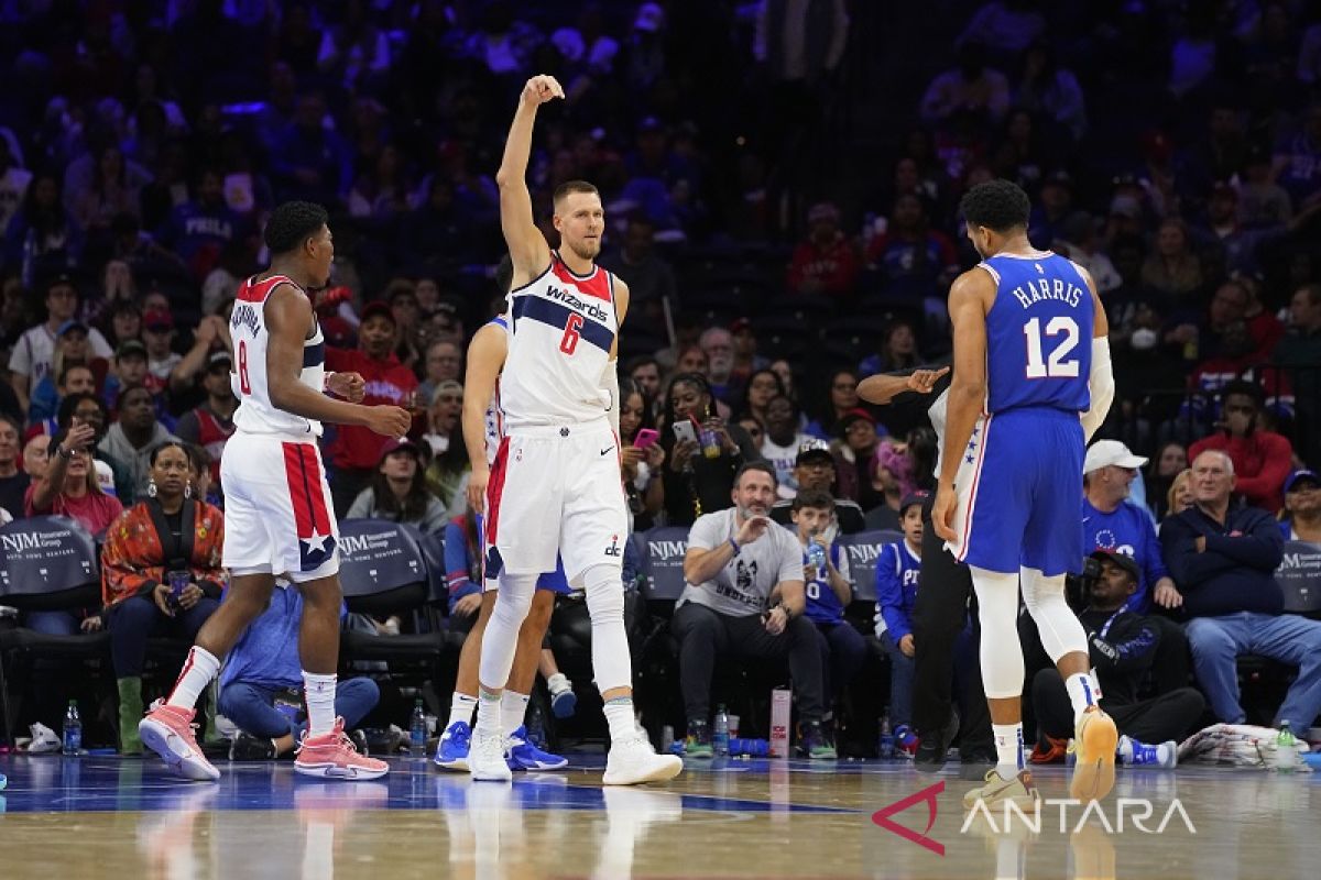 Porzingis bimbing Wizards kembali ke jalur kemenangan lawan Sixers