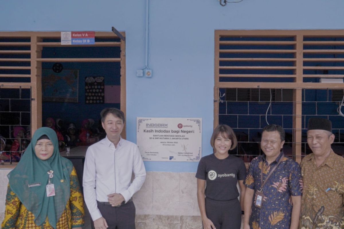 Indodax gandeng Ayobantu implementasikan program renovasi sekolah
