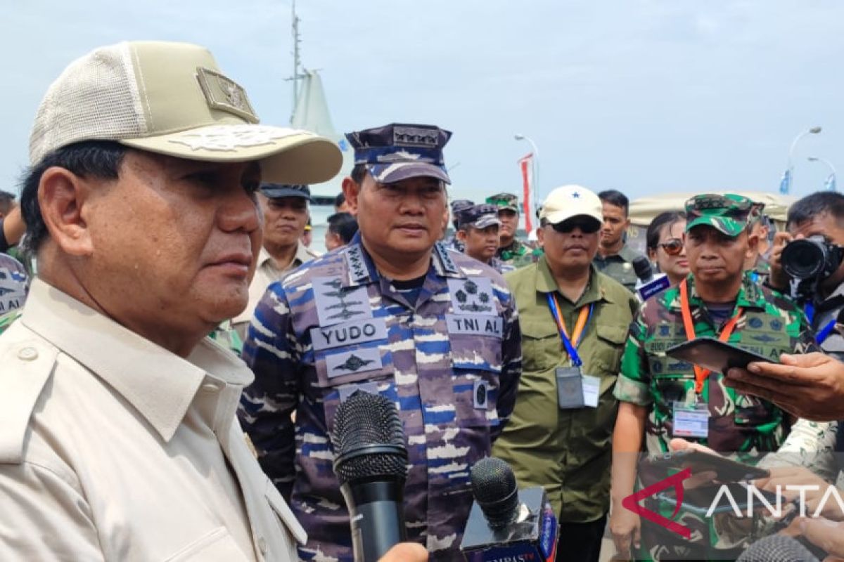 Menhan bertekad terus perkuat armada tempur TNI Angkatan Laut