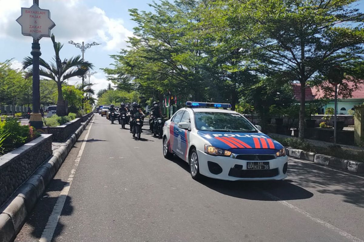 TNI-Polri gelar patroli cipta kondisi dukung WSBK 2022