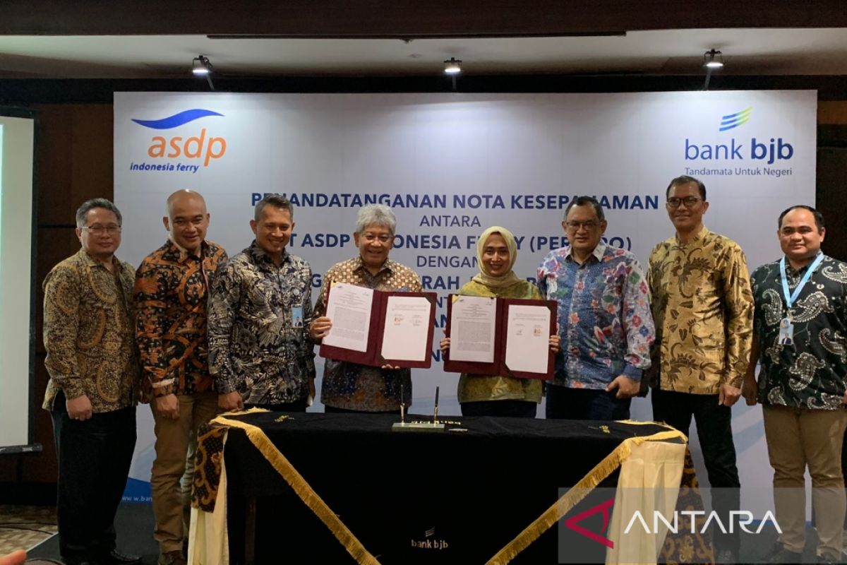 Gandeng bank bjb, ASDP Jalin Kerjasama Pemanfaatan Produk dan Jasa Layanan Perbankan