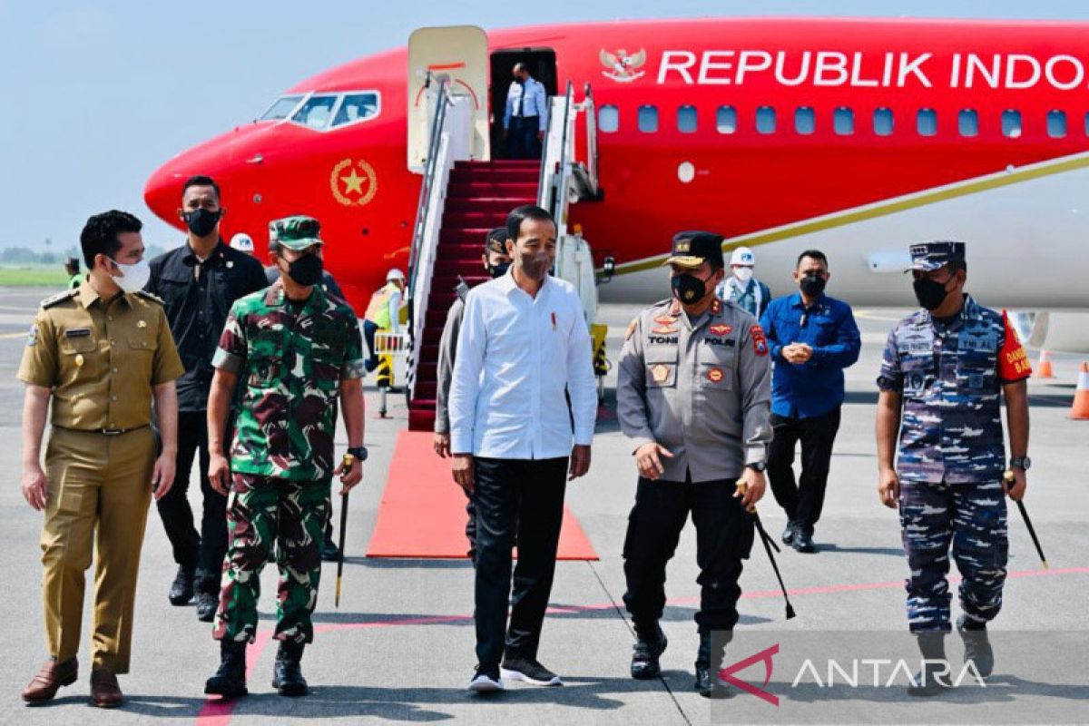 Presiden bertolak ke Mojokerto tinjau pabrik bioetanol dan kebun tebu