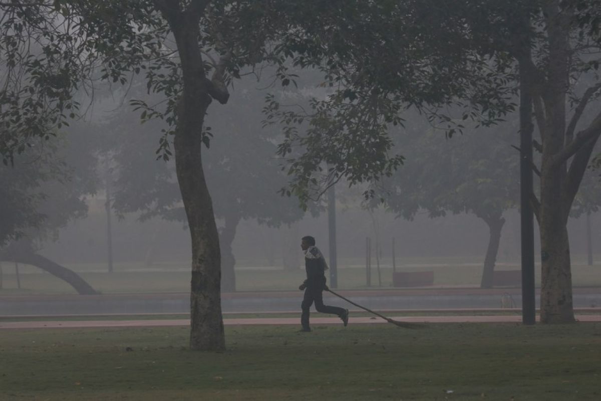 Kabut asap tebal selimuti New Delhi, potensi penyakit paru meningkat