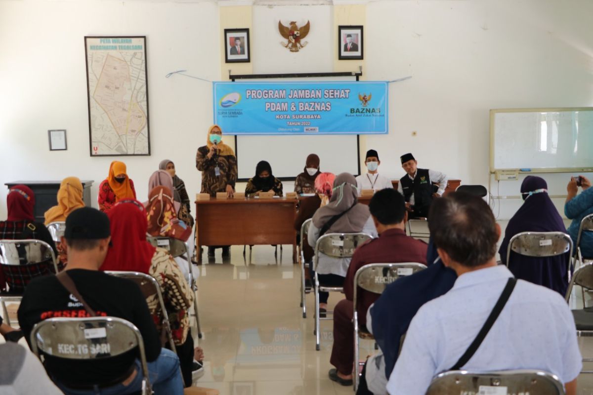 Program jamban  sehat di Surabaya dukung kualitas air baku PDAM