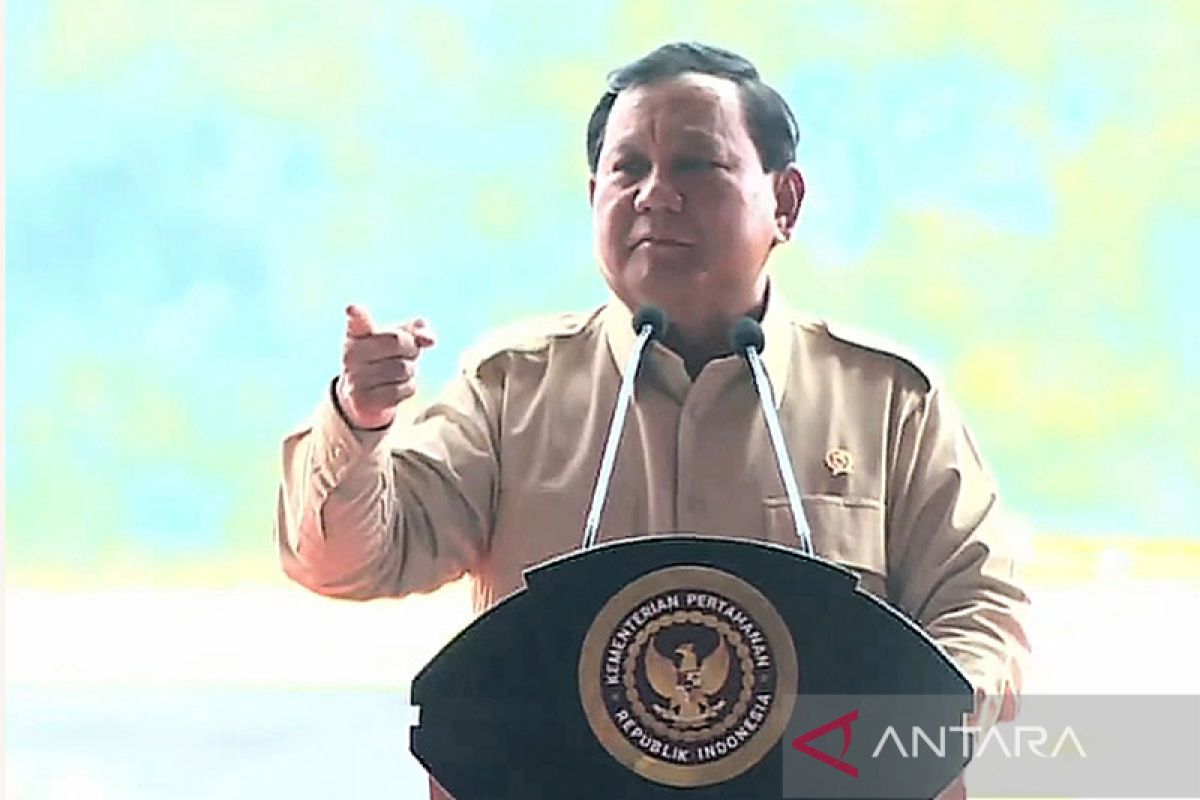 Prabowo jelaskan Rapim Kementerian Pertahanan kepada Presiden Jokowi