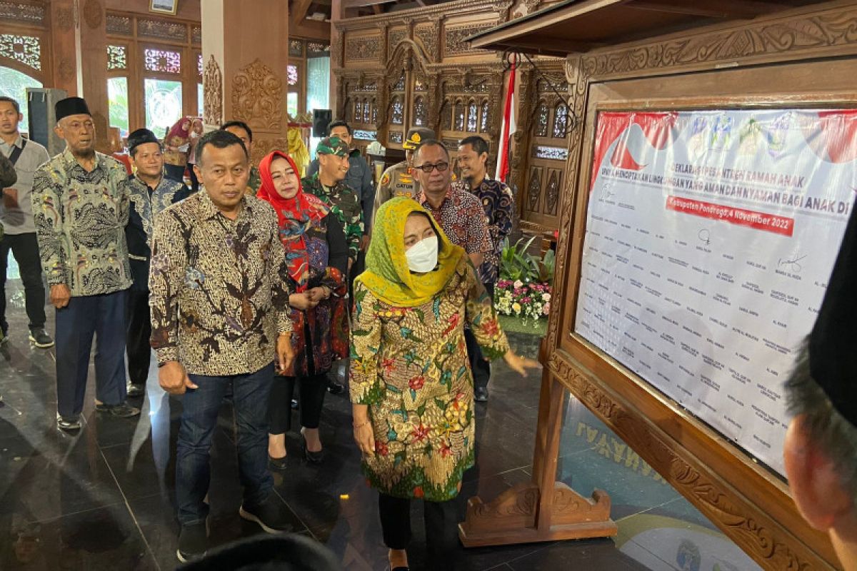 Menteri PPPA apresiasi deklarasi pesantren ramah anak di Ponorogo