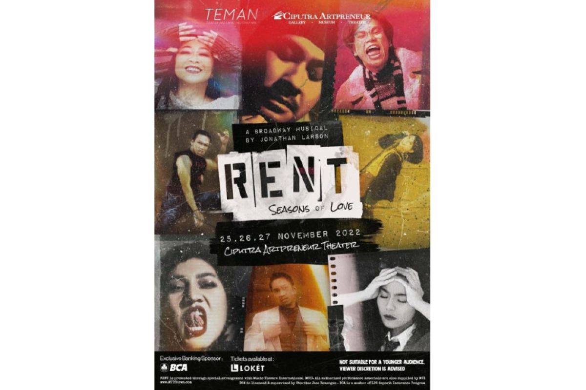"RENT: The Musical" pentas perdana di Ciputra Artpreneur Jakarta